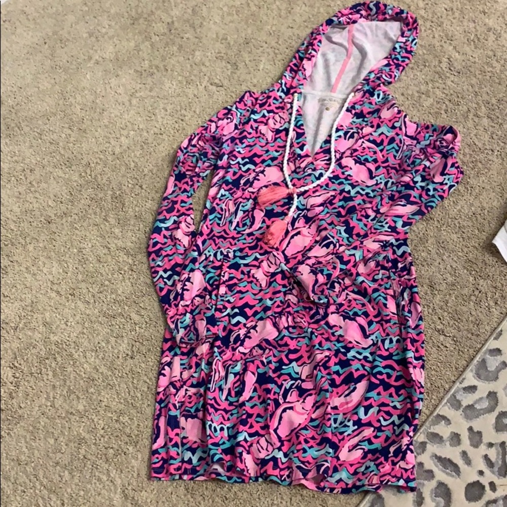 Lilly Pulitzer long sleeve hood dress